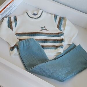 Luxe Boy's KNIT Sweater And Pants SET